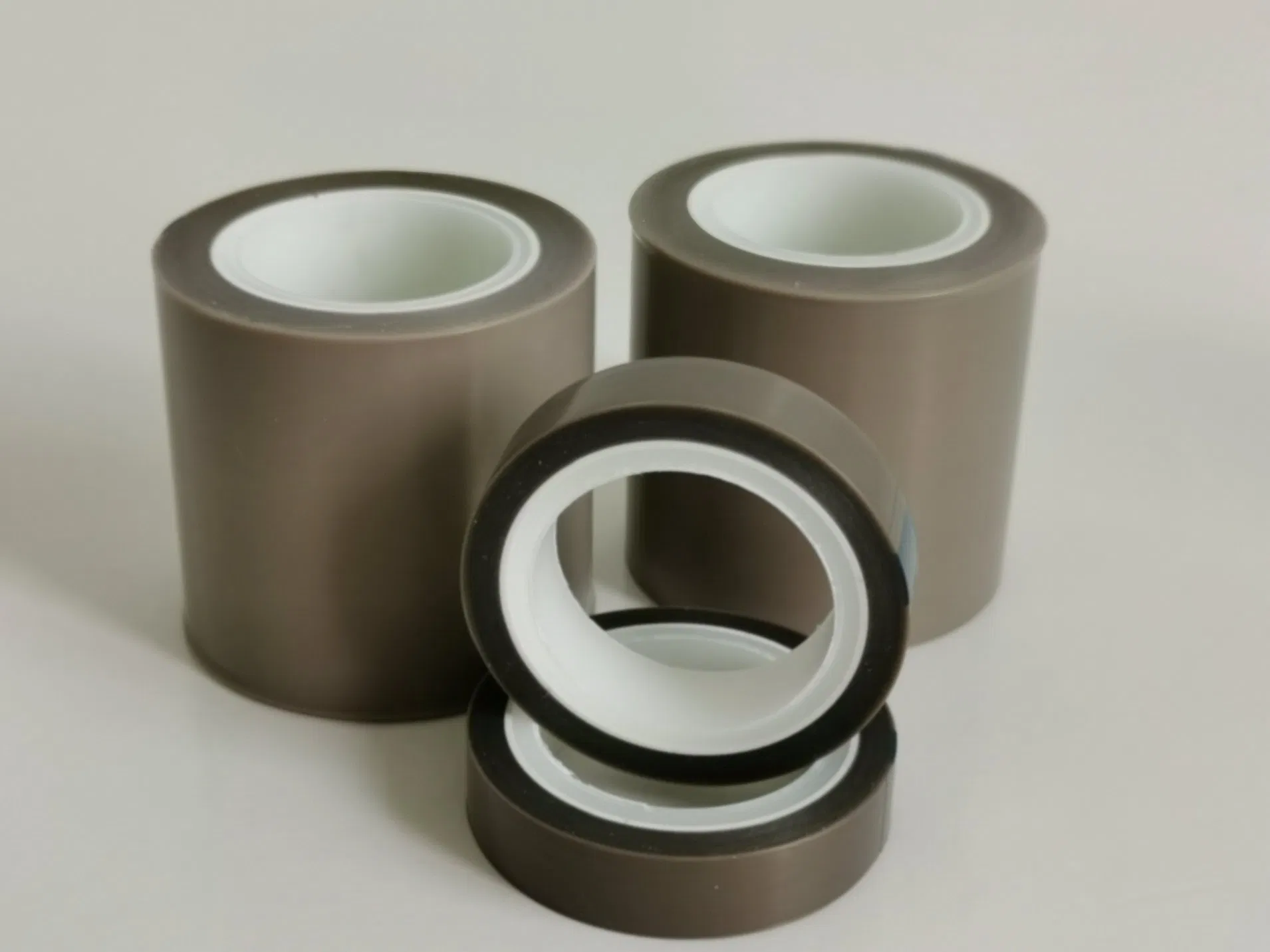 High Temperature Resistant Grey PTFE Skived Film Tape with Silicone Adhesive