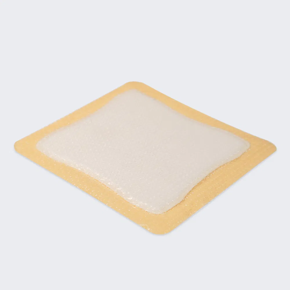 FDA CE Approved Silicone Foam Dressing with Border Self- Adhesive Waterproof Hydrocellular Foam Bandages for Bed Sores Pressure Ulcers