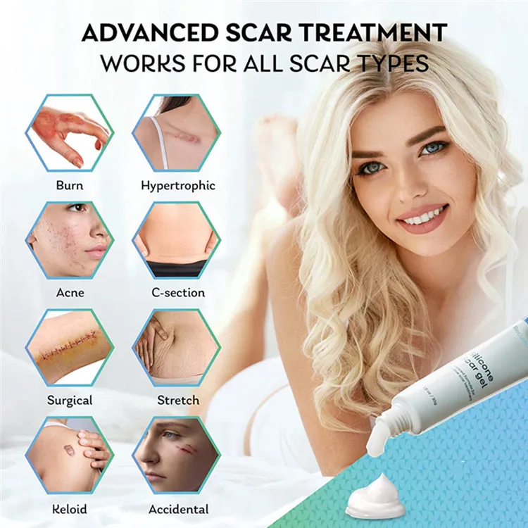 OEM Advanced Silicone Scar Treatment Face and Body Skin Repair Acne Gel