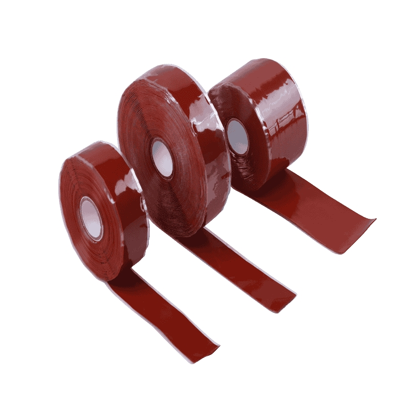 Self-Fusing Double-Sided Waterproof Silicone Rubber Tape Electrical Self-Adhesion Roll for Tool Handles Tape