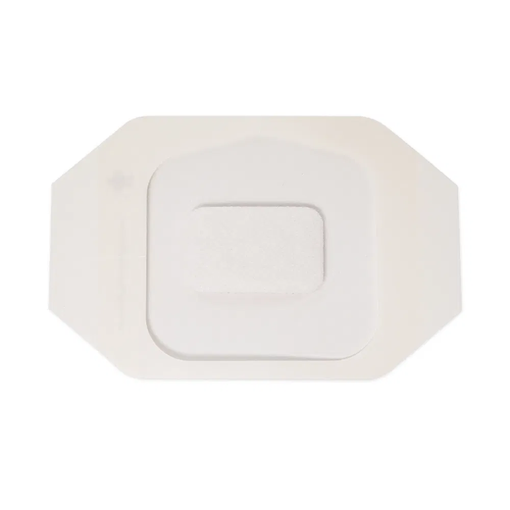 Disposable Sterile Waterproof Transparent Wound Dressing with Absorbent Pad I. V. Securement Dressing, 6*7cm