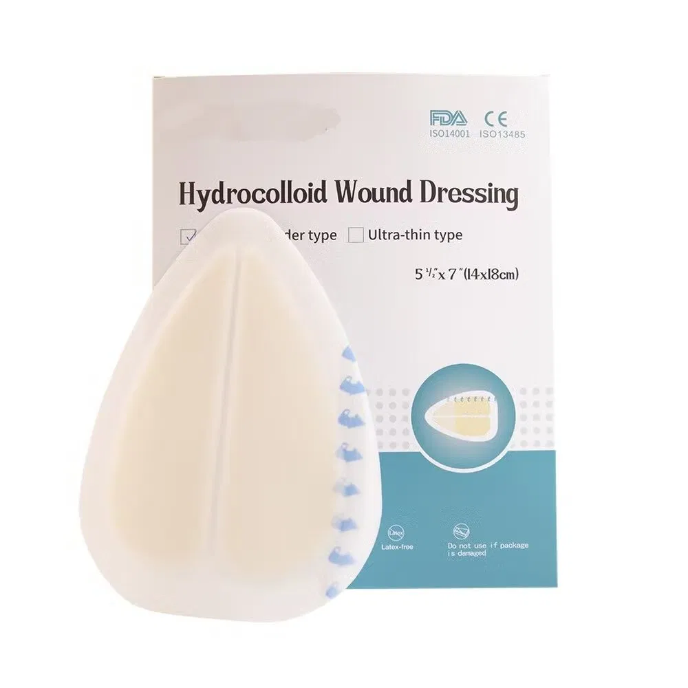 Thin Border Medical Postoperative Wound Care Hydrocolloid Dressing