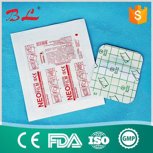 Surgical Transparent Wound Dressing Pad, Medical PU Wound Dressing, Waterproof Wound Dressing