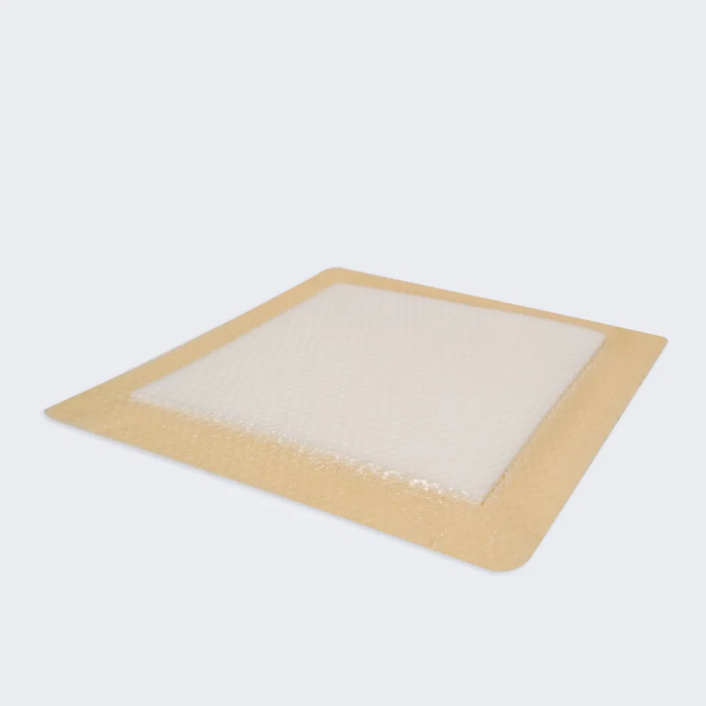 Silicone Foam Dressing with Border, 4*4'', with FDA CE Certificate, Adhesive Wound Dressing Bandage for Wound Care