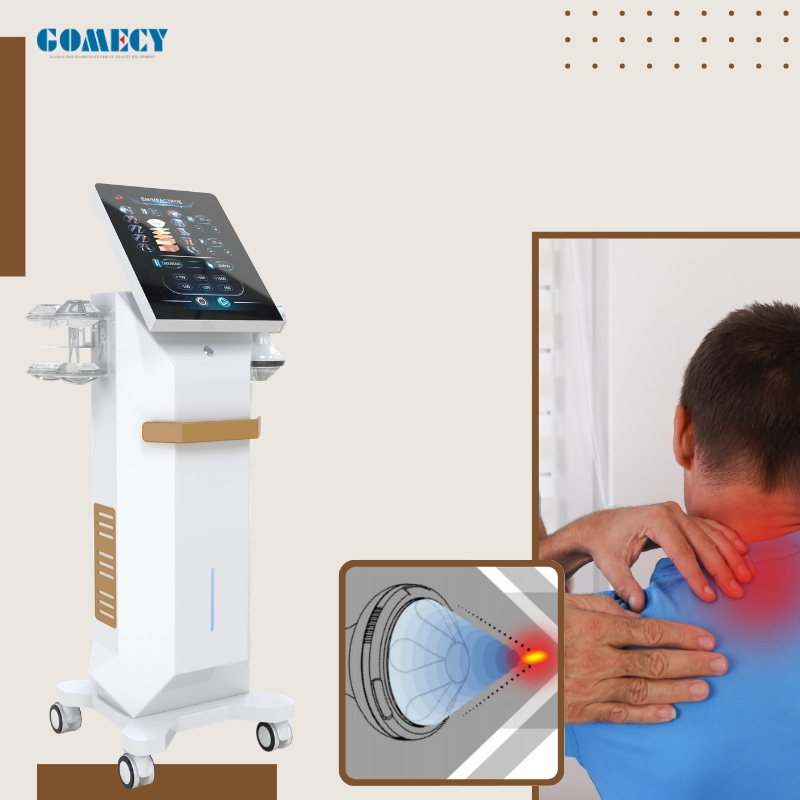 Versatile Focused Shockwave Machine with Seven Interchangeable Probes for Full Body Treatment