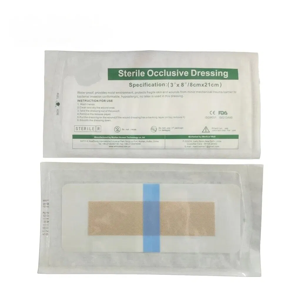 China Manufacturer Supplier Waterproof Transparent PU Island Wound Dressing