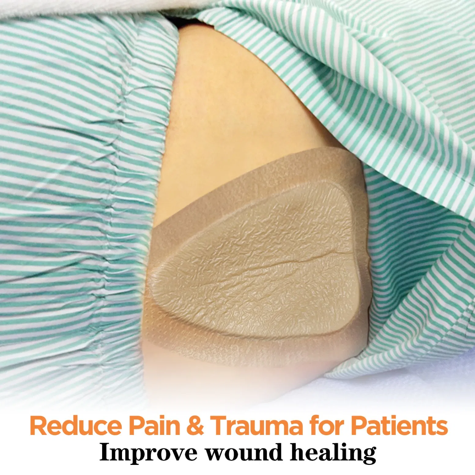 Wound Care Soft Adhesive Silicone Foam Dressing
