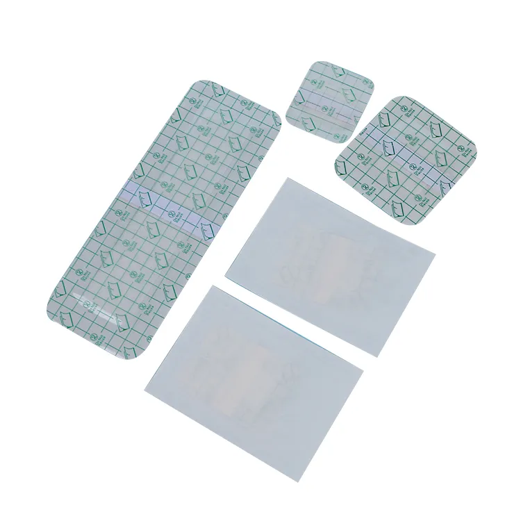 Medical Disposable Sterile Transparent Wound Care Dressing Patch with Pad