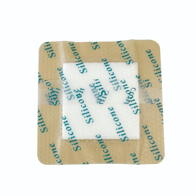 Facrory Wholesale Medical High Absorbent Silicone Wound Care Adhesive Foam Dressing