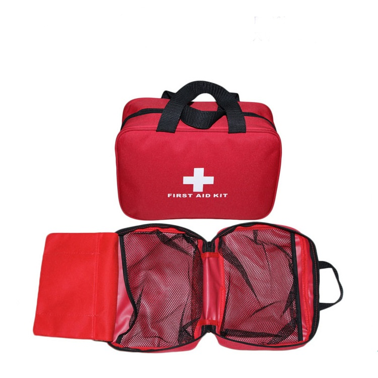 First Aid Kit Home Family Basic Emergency Cut Burn Injuries Wound Medical Dressings Portable