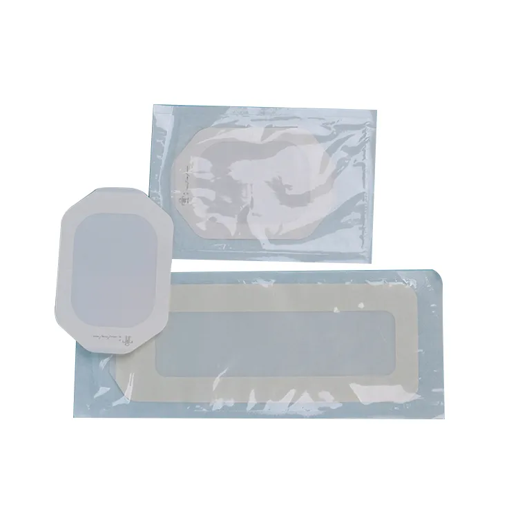 Medical Disposable Sterile Transparent Wound Care Dressing Patch with Pad