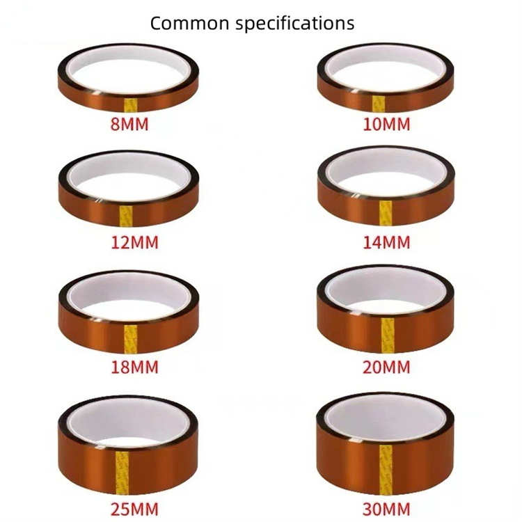 25um Insulation Material Silicone Adhesive Tape Kapton Polyimide Price Pi Tape