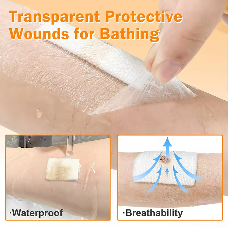 Carbou Transparent Film Dressing 15*20cm: Breathable Waterproof with Painless Removal