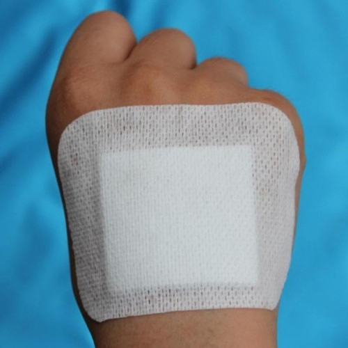 Medical Foam Sterile Composite Non Woven Adhesive Island Wound Dressing