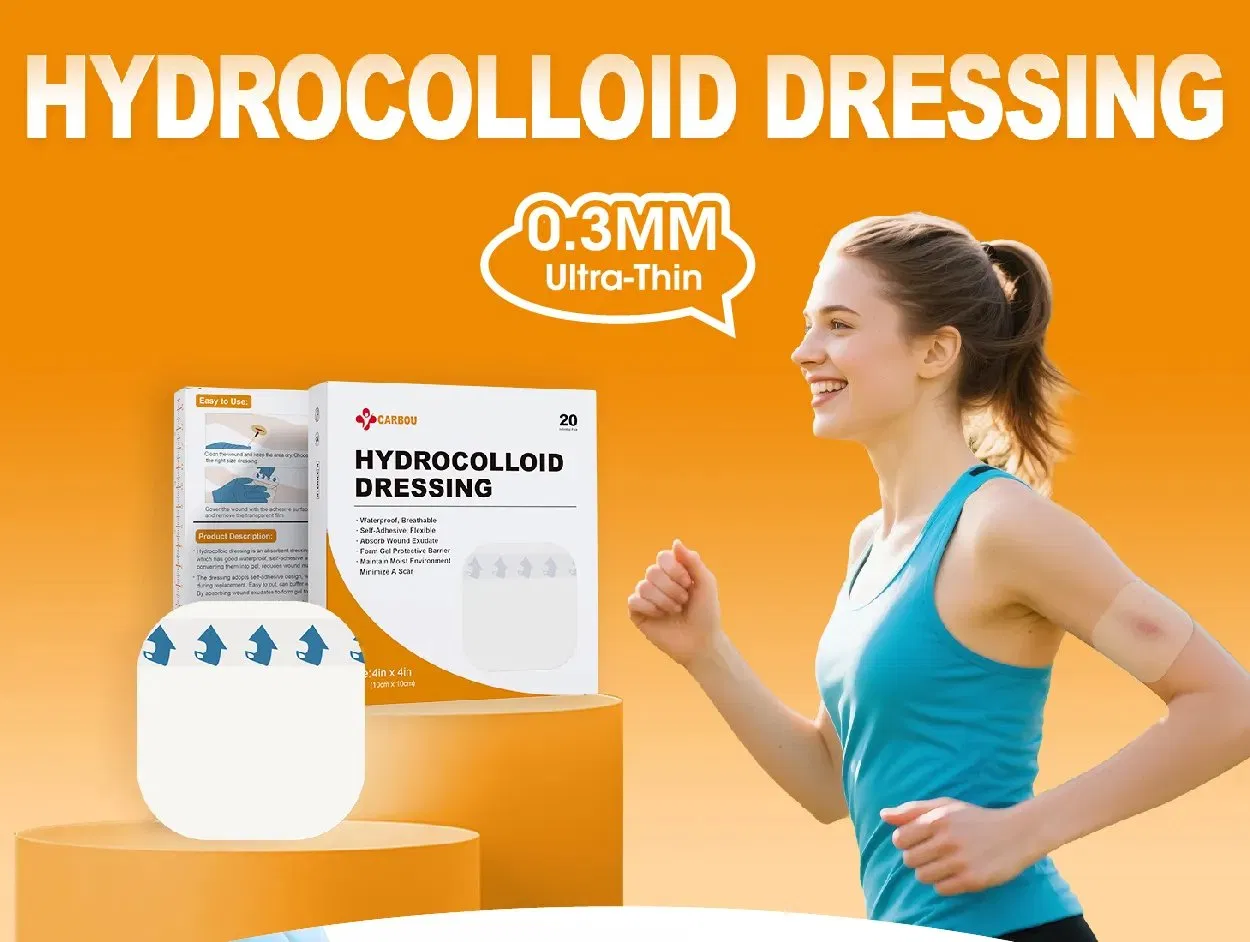 High Texture Hydrocolloid Dressing with Conformable Fit for Joint Wound Care