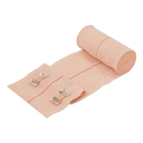 Medical First Aid Strapping Elastic Crepe Gauze Israeli Skin White Bandage with Compression Bandage
