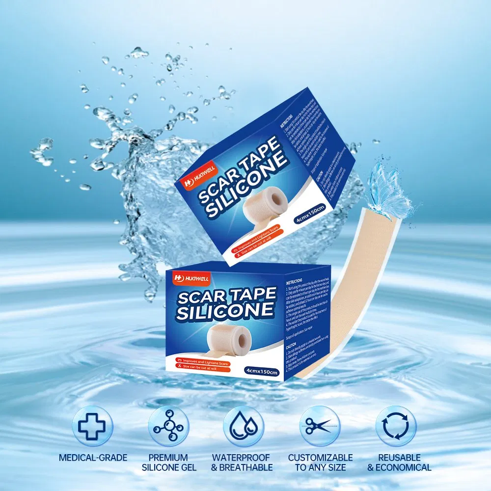 Advanced Silicone Scar Tape Roll for Keloid &amp; Burn Scars Treatment Medical Grade Silicone Gel Sheet for Scar Healing