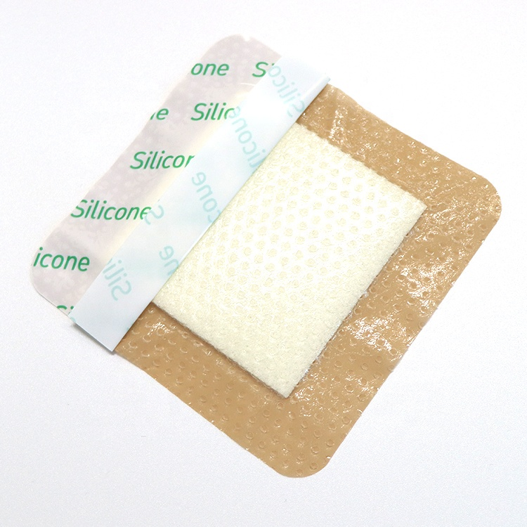 Medical Waterproof Wound Silicone Foam Dressing Adhesive PU Foam Dressing