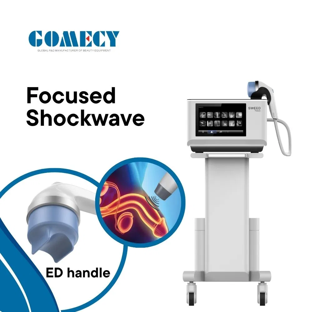 New Focused Erectile Dysfunction Physiotherapy Pain Relief Shock Wave Physical Therapy Equipments Eswt ED Shockwave Therapy Mach