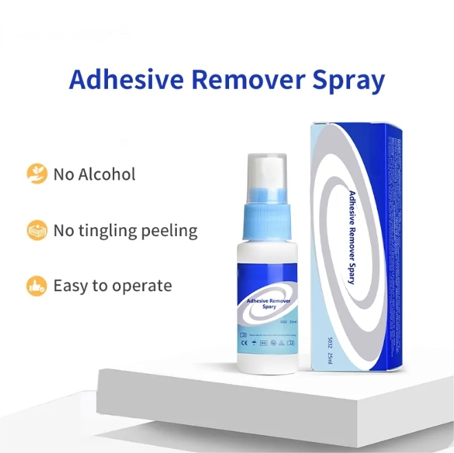 Non-Alcohol Ostomy Adhesive Remover Spray 25ml- Stomaskin System, No Sting