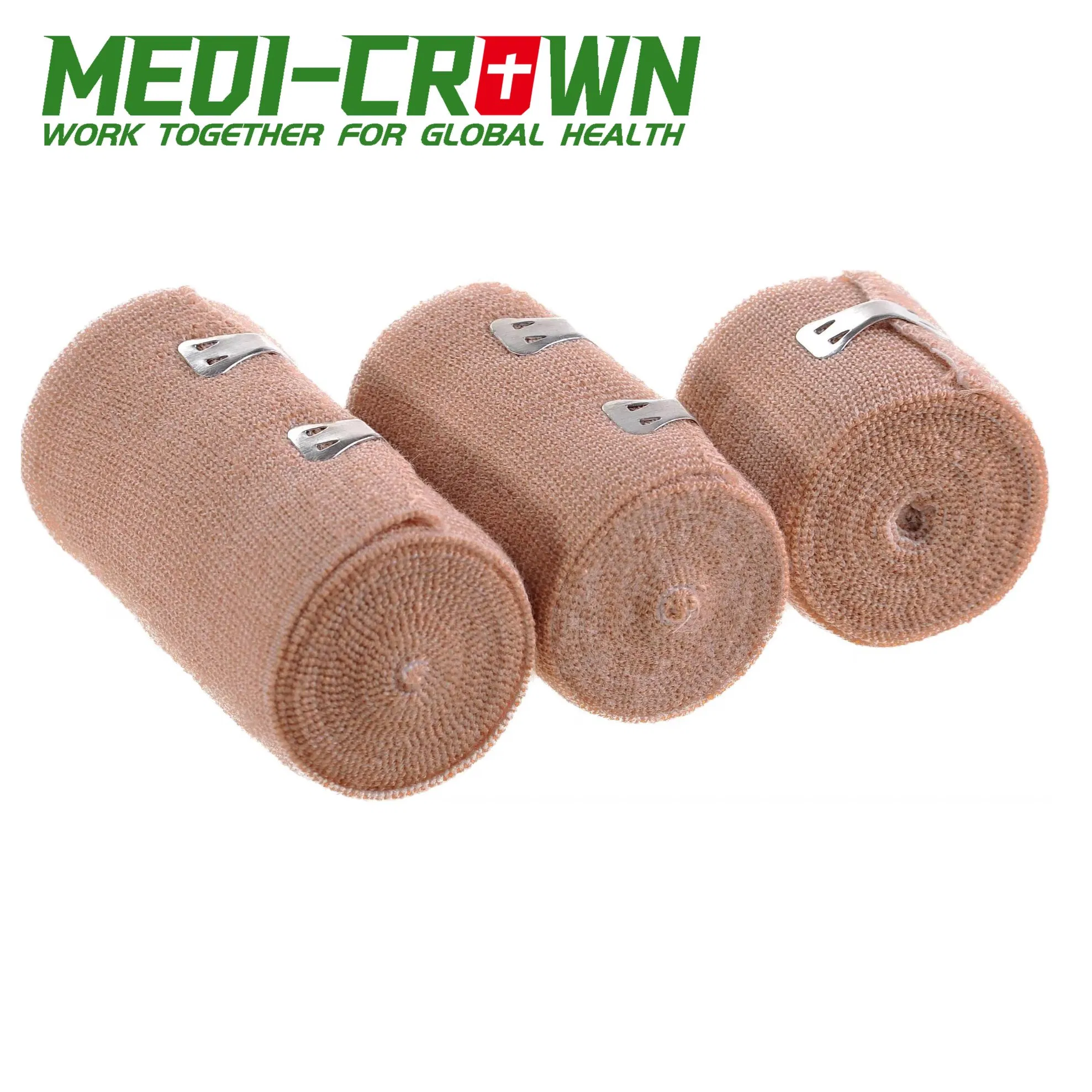 OEM Size Medical Disposable Cotton High Compression Bandage High Elastic Bandage First Aid Kits CE FDA ISO