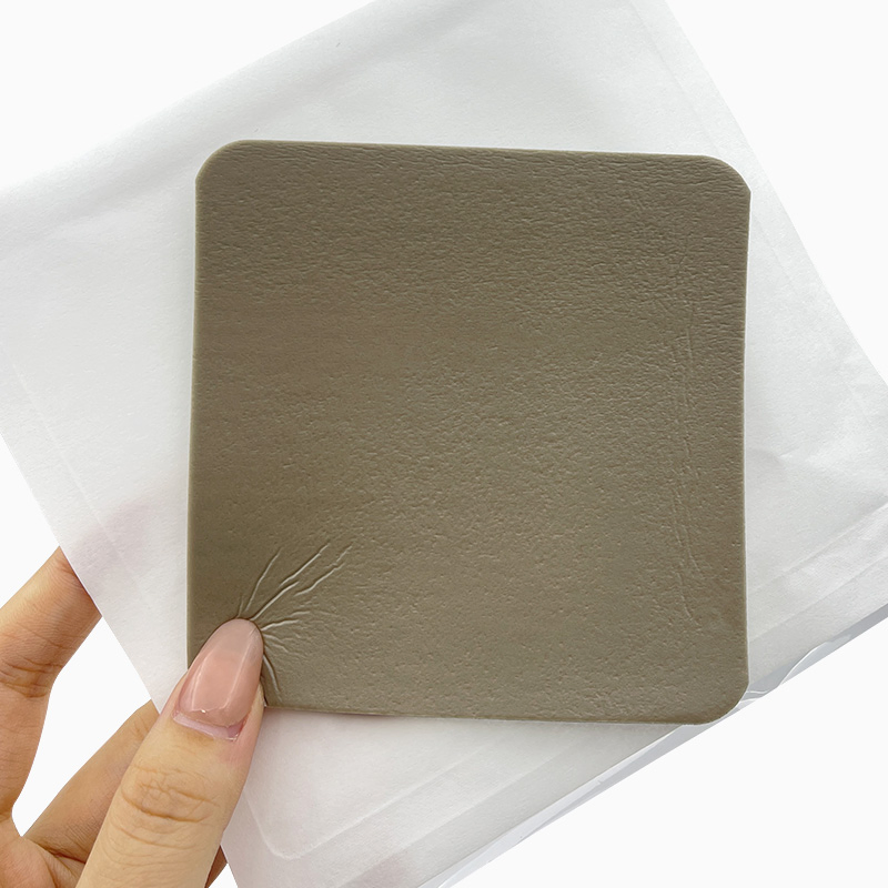 AG No Adherent Square Shape Highly Absorbent Self-Adhesive Foam Wound Care Dressing