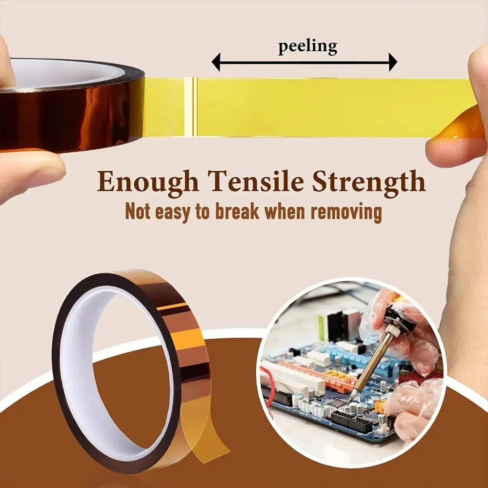 High Temperature Silicone Adhesive Kapton Film Pi/Polyimide Tape