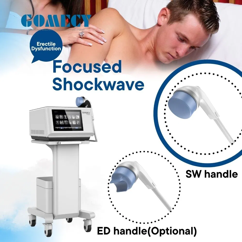 New Focused Erectile Dysfunction Physiotherapy Pain Relief Shock Wave Physical Therapy Equipments Eswt ED Shockwave Therapy Mach