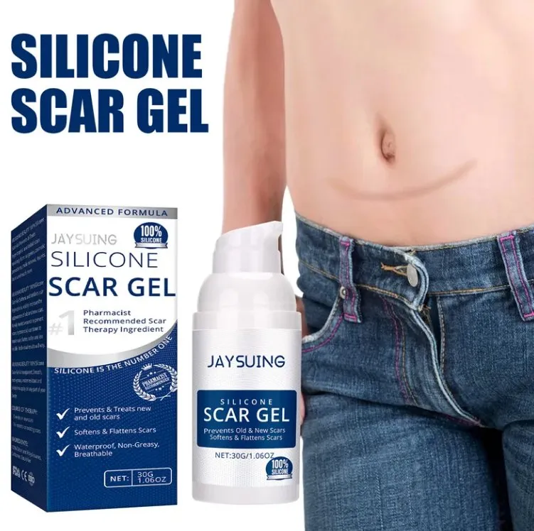 Silicone Anti Scar Gel Hydrating Repairing Softening Smoothing Scars Empyrosis Fat Line Pregnancy Stria Removing Gel Advanced Scar Removal Gel