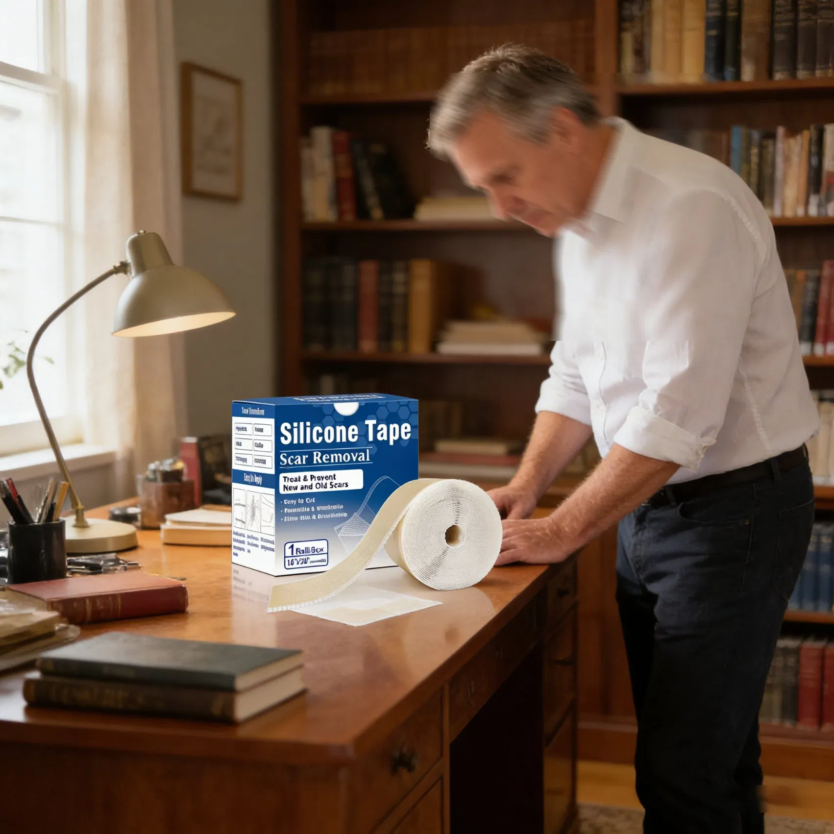 Non-Irritating Scar Sheet Hypoallergenic Silicone Scar Sheet &amp; Safe Silicone Gel Scar Sheet for Sensitive Skin