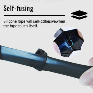 Customized Heat Resistant Insulating Self-Fusing Sealing Tape Silicon Self Fusing Tape