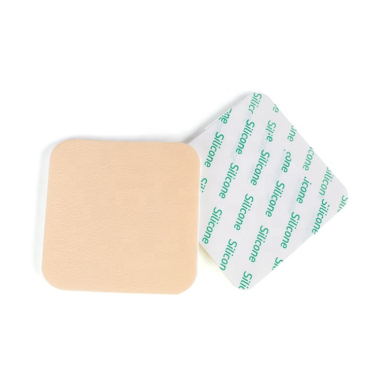 Waterproof PU Film Wound Adhesive Dressing Silicone Foam Dressing