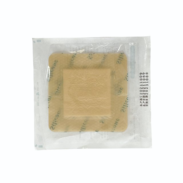Facrory Wholesale Medical High Absorbent Silicone Wound Care Adhesive Foam Dressing