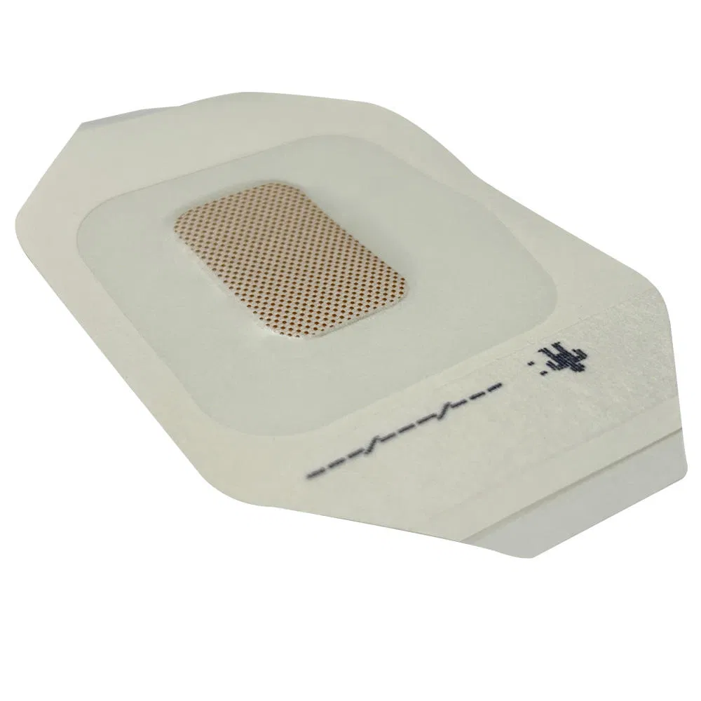 Chinese Manufacture Medical Advance Frame Style Waterproof Island Transparent Wound Dressing with Absorbent Pad 100PCS/Pack