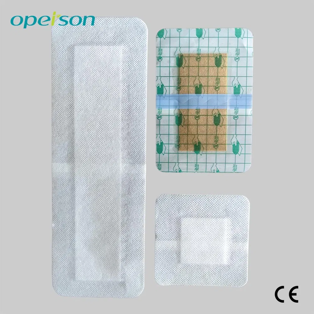 Surgical Medical Sterile Adhesive Disposable Non Woven Plaster Hydrocolloid Alginate Absorbent Non-Adhesive Wound Dressing with CE