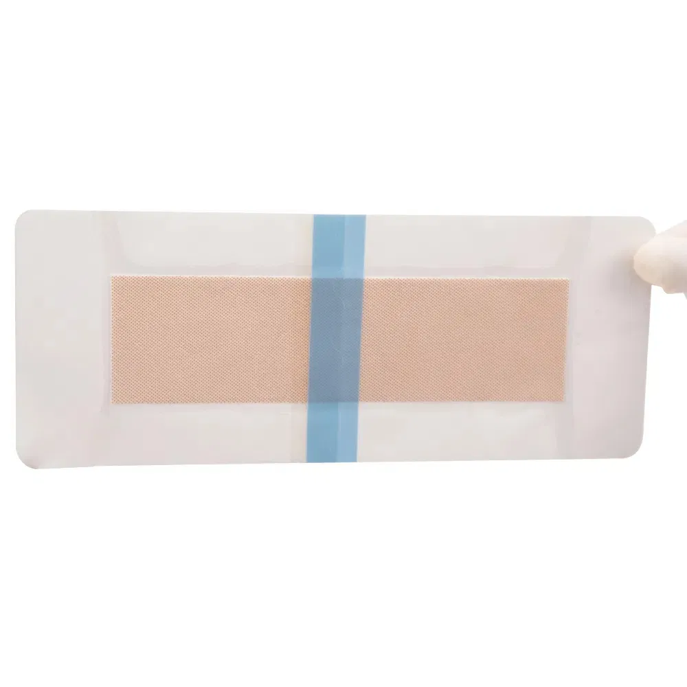 China Wound Dressing Manufacturer Supplier Waterproof Transparent PU 6X7cm Island Wound Dressing