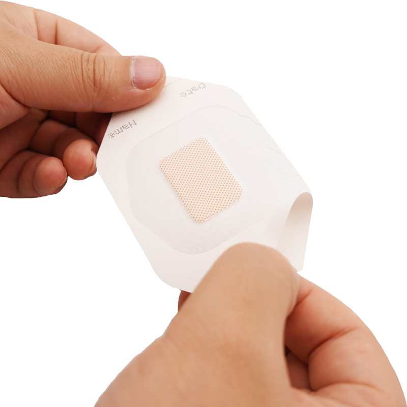 Medical Waterproof Non-Woven Wound Adhesive Island Dressing I. V Cannula