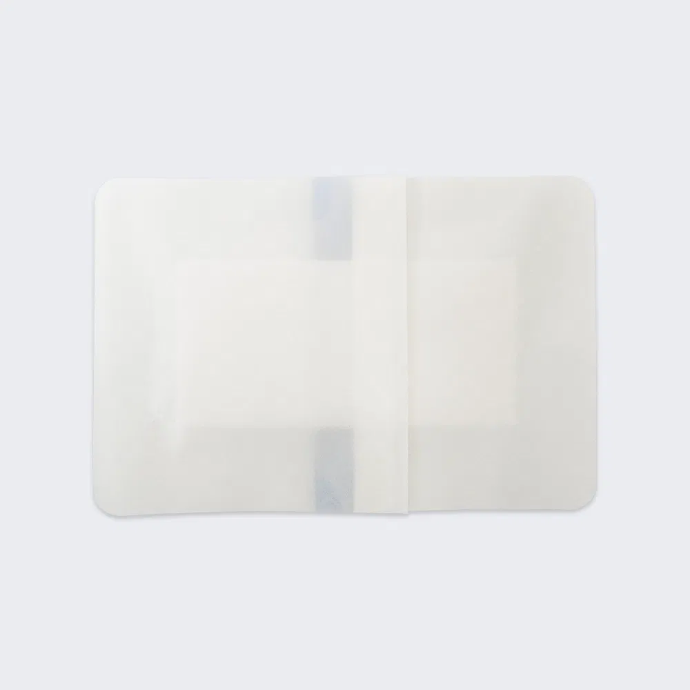 Transparent Film Dressing with Pad 10*15cm, Waterproof Adhesive Bandages Post Surgical Wound Cover Barrier Film