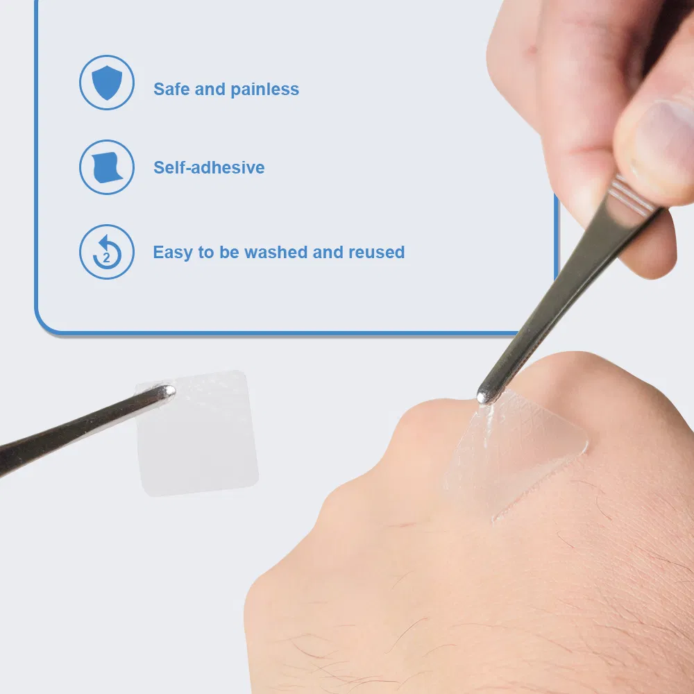 Advanced Clear Silicone Scar Sheets for Surgical, Burn, Body, Hypertrophic &amp; Keloid Scar Treatment, with FDA Certificate