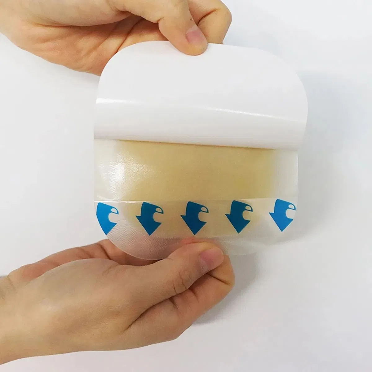 Disposable First Aid Adhesive Advanced Pressure Ulcer Hydrocolloid Wound Dressing for Exuding Wounds Sterile Comparable