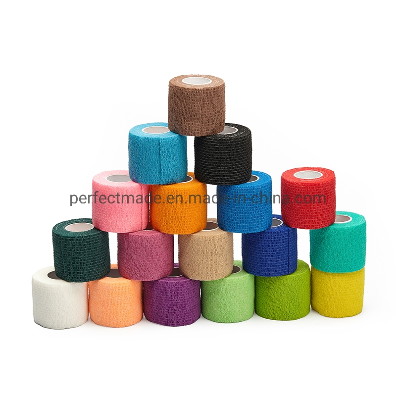 High Quality Vet Wrap Compression Self-Adhesive Elastic Cohesive Bandage