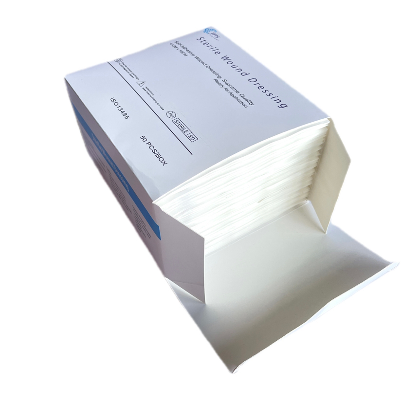 Surgical Medical Adhesive Disposable Non Woven Wound Dressing with CE FDA ISO