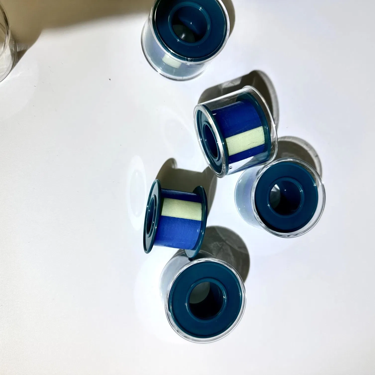 Medical Grade Silicone Gel Eyelash Tape for Sensitive Skin Green &amp; Blue Latex Free CE Certified