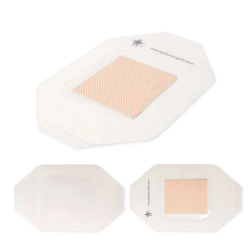 6*7cm Disposable Medical PU Film Strong Adhesive Wound Dressing