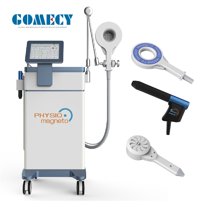 Gomecy Painless Treatment Rehabilitation Equipment Pmst Wave Physio Magneto Eswt Shockwave Therapy Machine Infrared