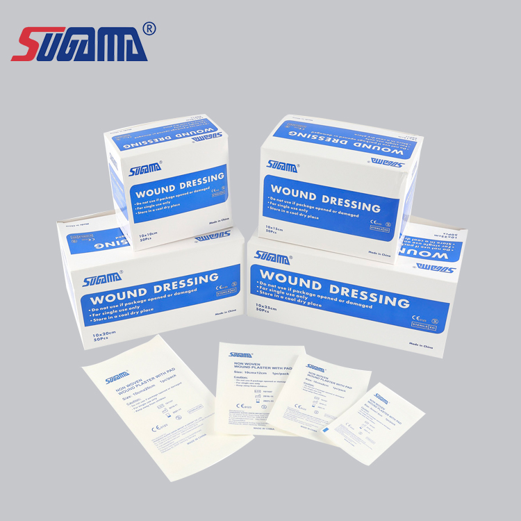 Absorbent Wound Dressing Pad with Brand