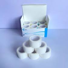 Medical Easy Tear Waterproof Silicone Micropore Adhesive Transparent Surgical PE Tape with Plastic Tin