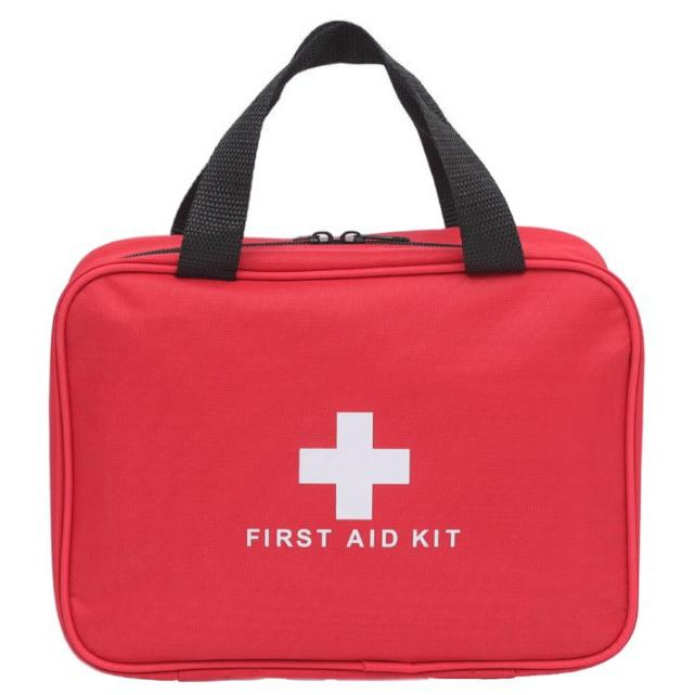 First Aid Kit Home Family Basic Emergency Cut Burn Injuries Wound Medical Dressings Portable