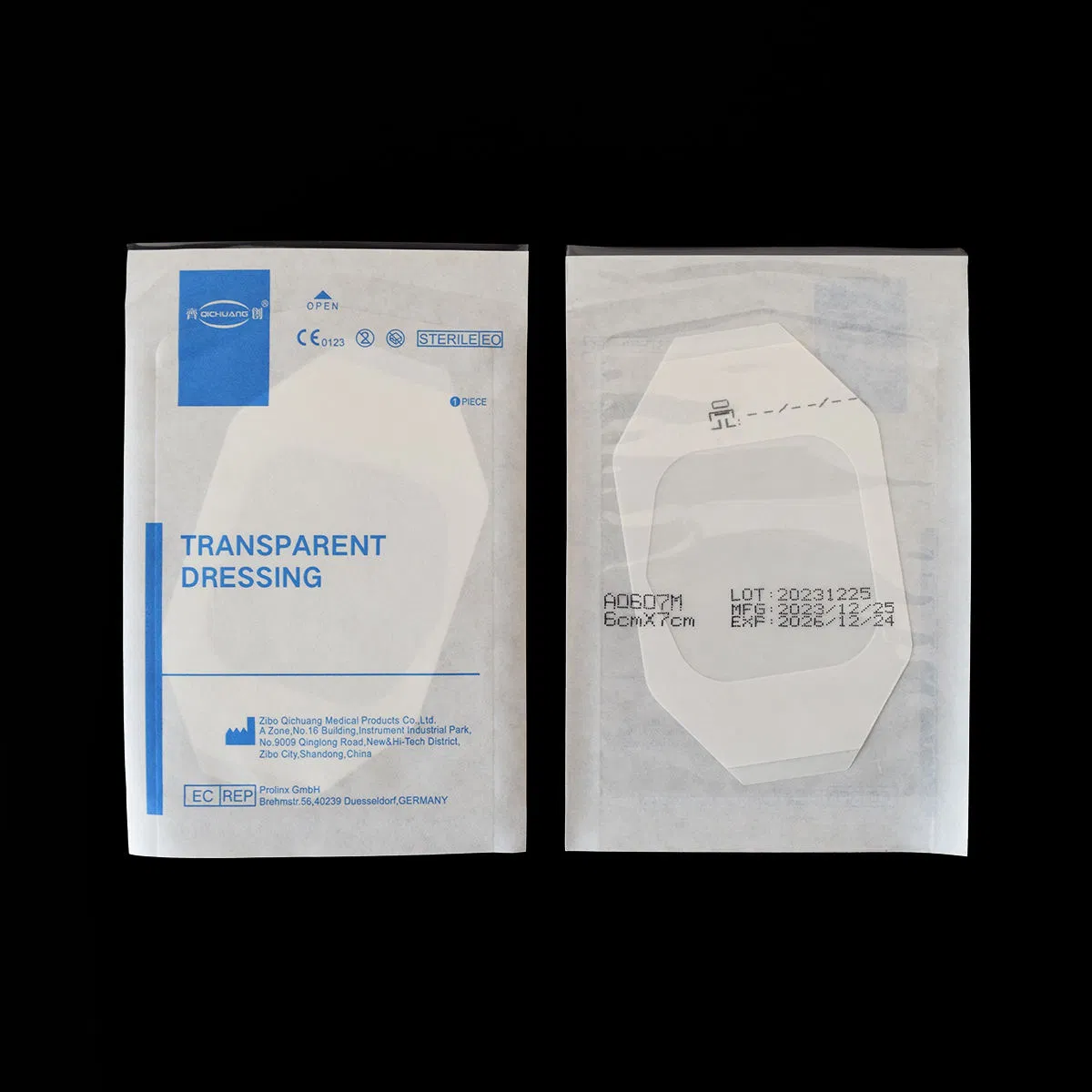 Transparent Wound Dressings with Frame Waterproof IV Cannula Fixation Dressing