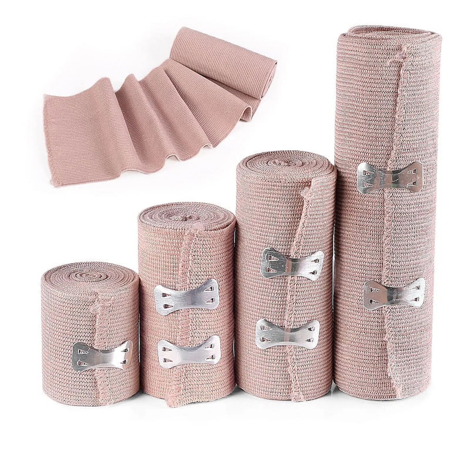 Custom Logo High Elastic Compression Bandage Medical Tape Rubber High Elastic Bandage